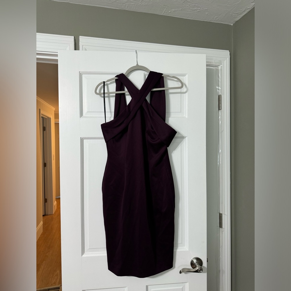Calvin Klein purple formal dress